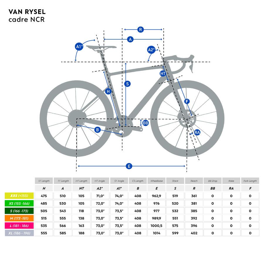 BICICLETĂ ȘOSEA NCR CF - produs resigilat Decathlon