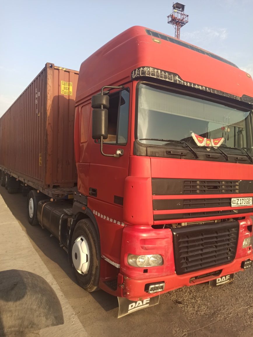 DAF евро 2 аппарат+прицеп safmost supert