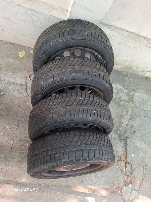 4бр 195/55/16 Continental като нови Runflat