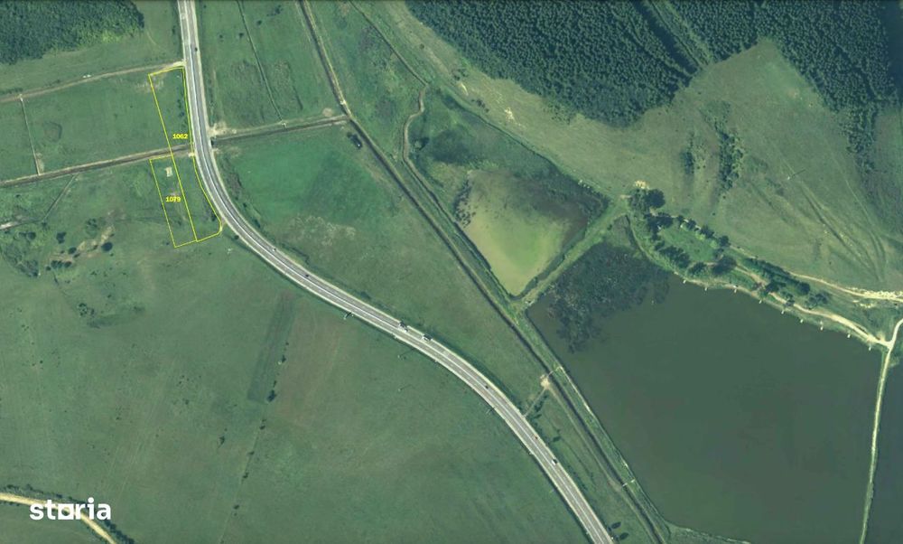 Teren langa E60, Valcele, ideal pt depozit/hala. - COMISION 0%