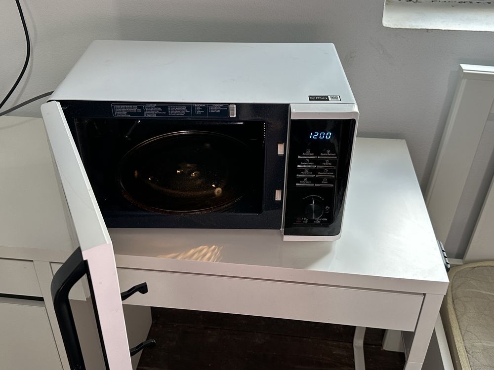 Cuptor microunde SAMSUNG MS23K3515AW/OL, 23l, 800W, alb