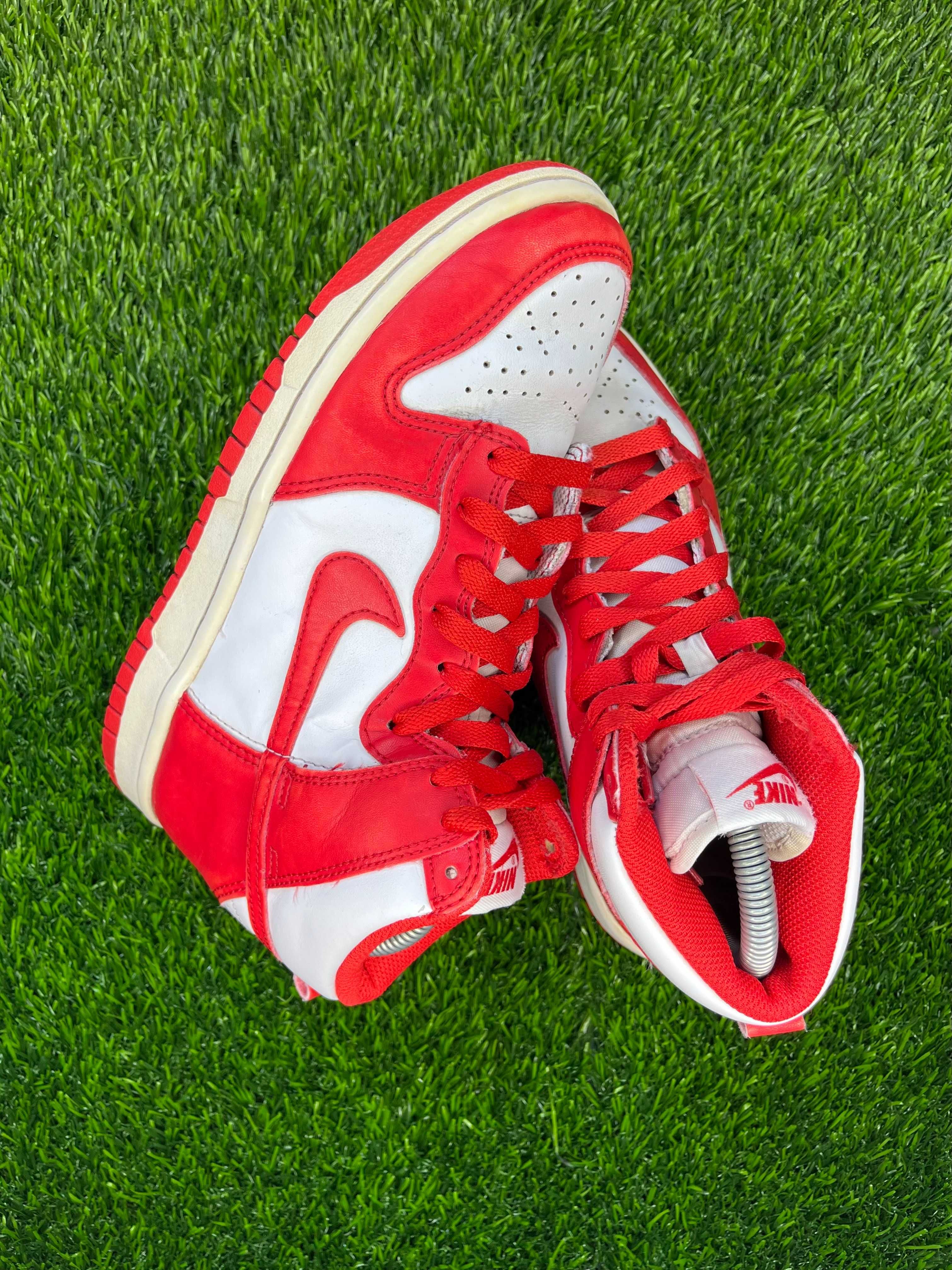 Nike Dunk High GS 'University Red' Дамски Маратонки