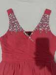 Rochie de seara corai/roz midi