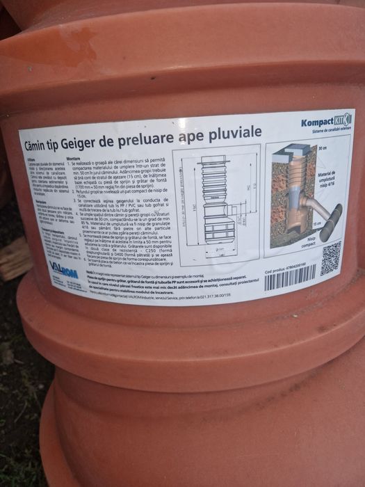 Camin gaiger pentru ape pluviale