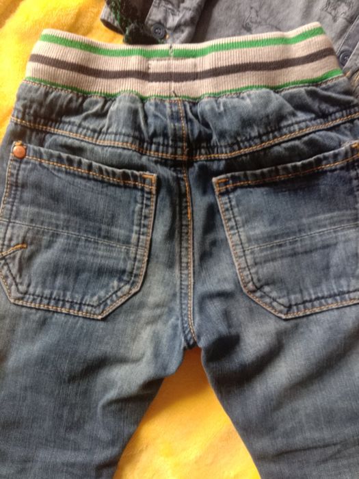 Джинсы Next, рубашка джинсовая.