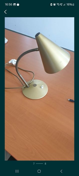 Accesoriu decorațiune lumina vintage colectie alama Helo Germania 1950