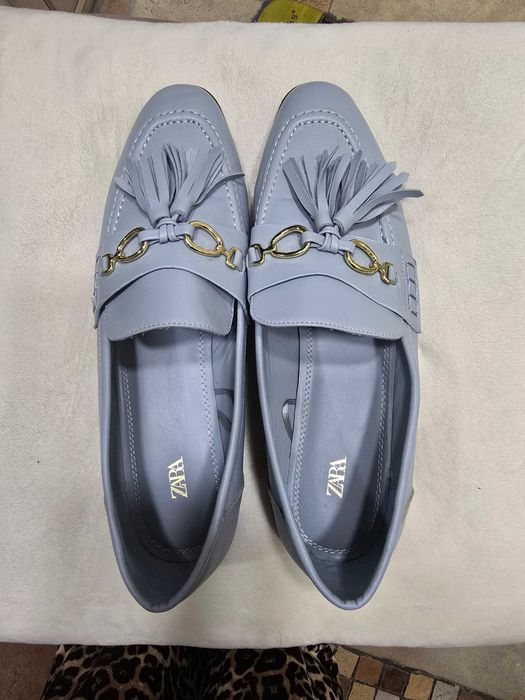 Женские лоферы Zara 41 разм б/у