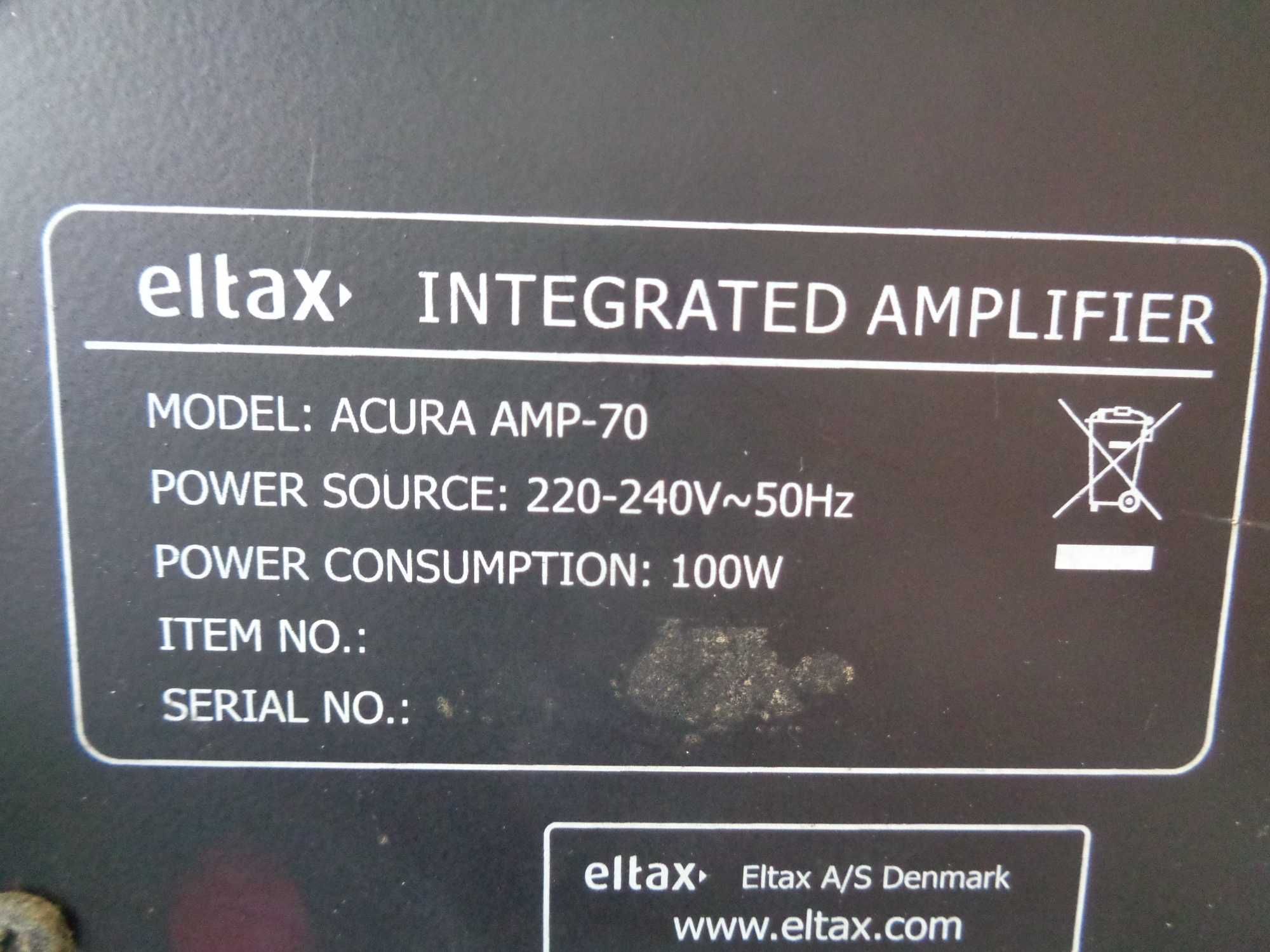 Продавам Eltax Acura AMP-70 Stereo Integrated Audio Amplifier