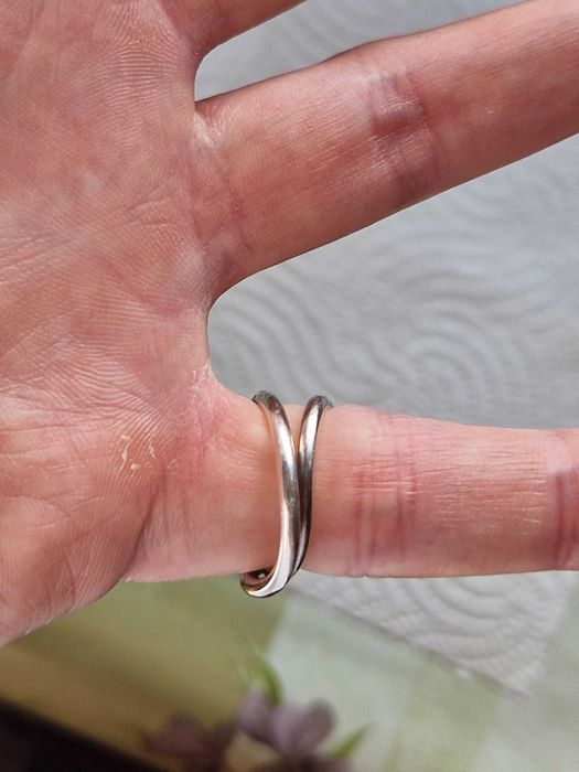 Inel Sculptural din Argint 925 – Design Modern cu Bile din Argint