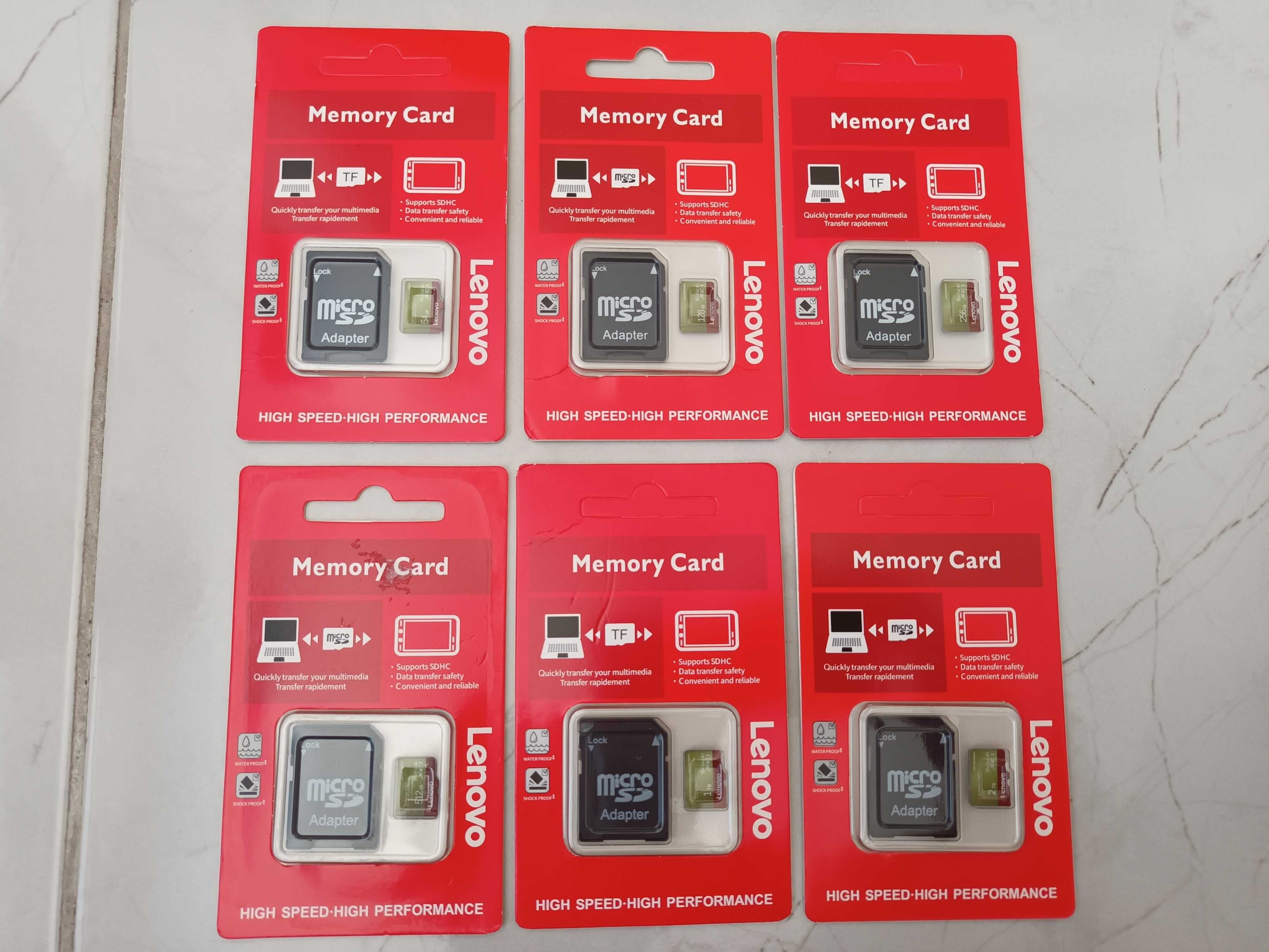 Micro SD карта с памет Lenovo 128GB Class 10 MicroSD карти,Memory card