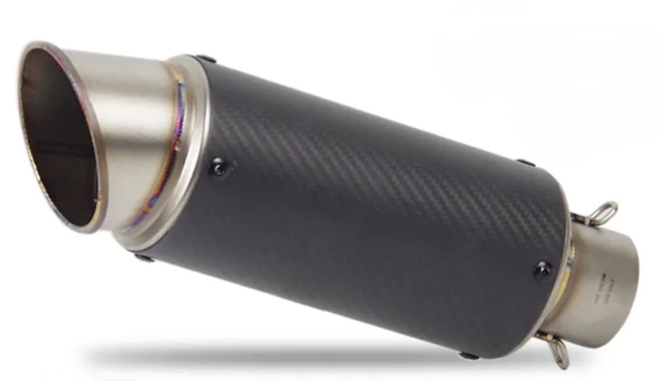 Toba Evacuare carbon 30cm moto finala Akrapovic eșapament tobe sport