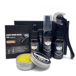 Set Premium Crestere si Ingrijire Barba,  2 Uleiuri, Sampon si Ceara