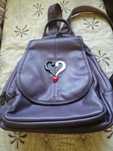 VAND rucsac dama,mov,piele ecologica