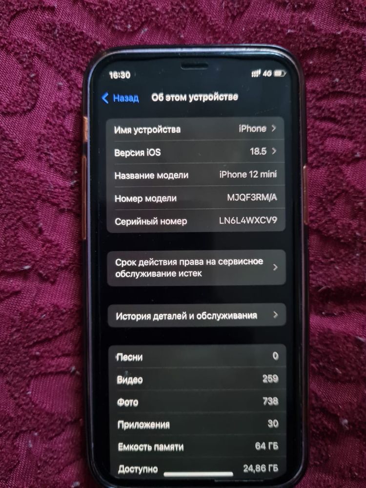Iphone 12 mini в хорошем состояний