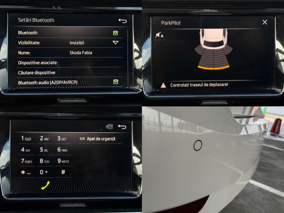 Skoda Fabia 3 facelift 2019, 1.0 tsi 95cp, Navigatie, Senzori parcare