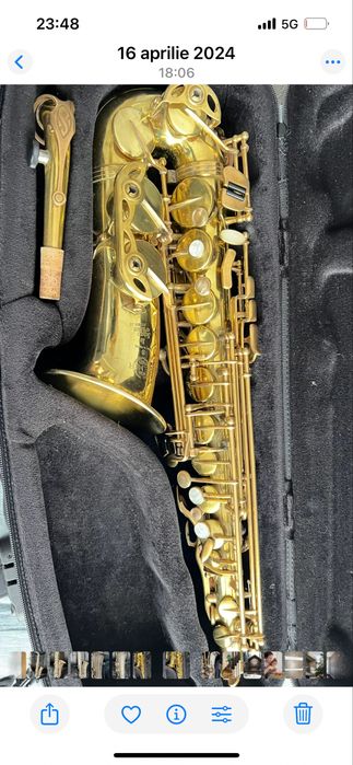 Saxofon Alto Selmer seria II