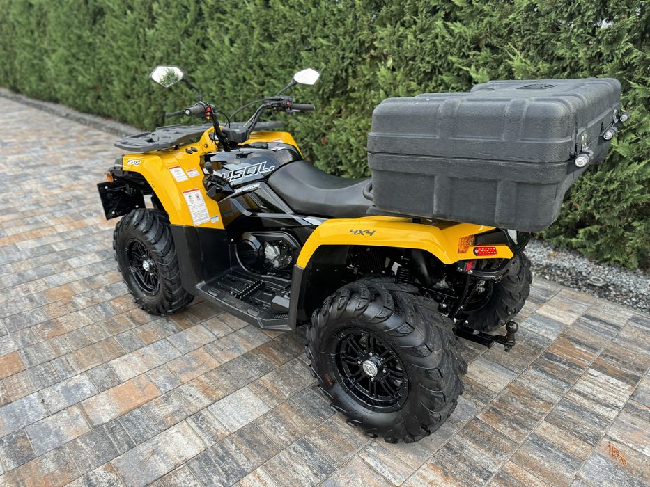 Atv cf moto 450L 4x4/omologat 2 persoane/servodirectie/an 2018