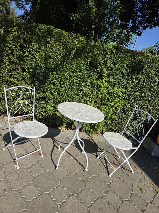 Set de grădină cu scaune pliabile