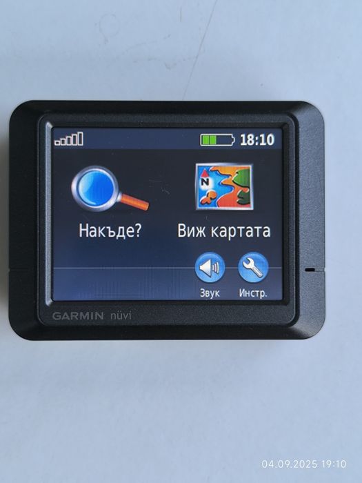 Навигация Garmin nuvi 255 с оригинално зарядно