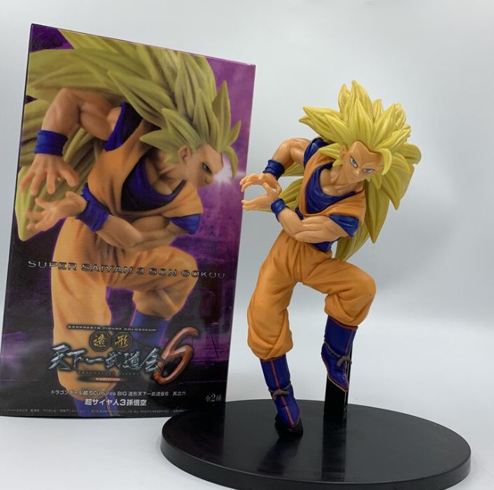 Figurina super saiyan 3 Goku dragon ball Z 17 cm anime