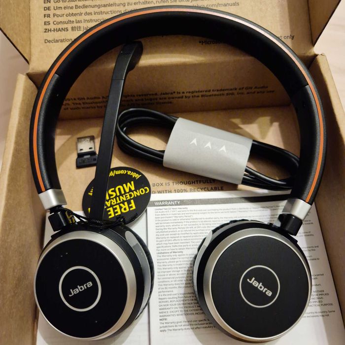 NOI Casti Profesionale Jabra Evolve 65 SE Nefolosite