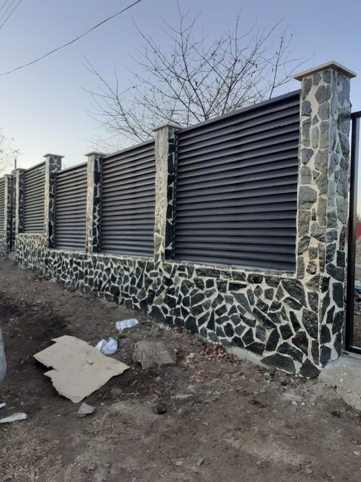 Producator Gard Luvru PLUS, lamele gard culoare mat 3D