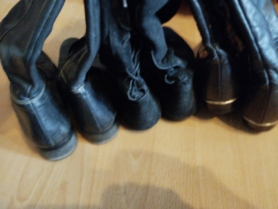 Cizme lungi piele/ piele întoarsă