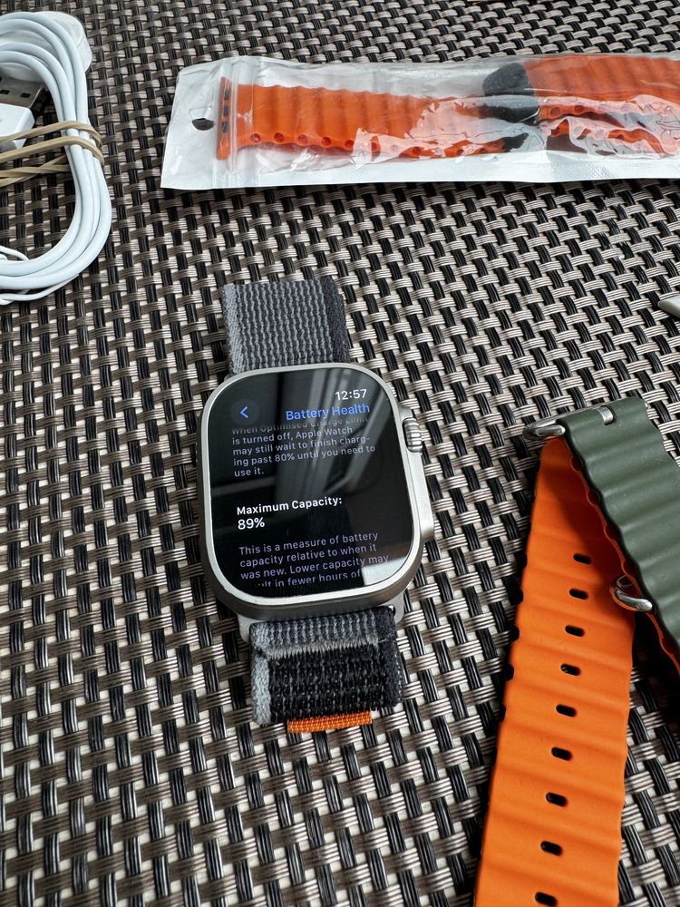 КАТО НОВ! *ЛИЗИНГ* Apple Watch Ultra 49Mm Часовник / Iwatch