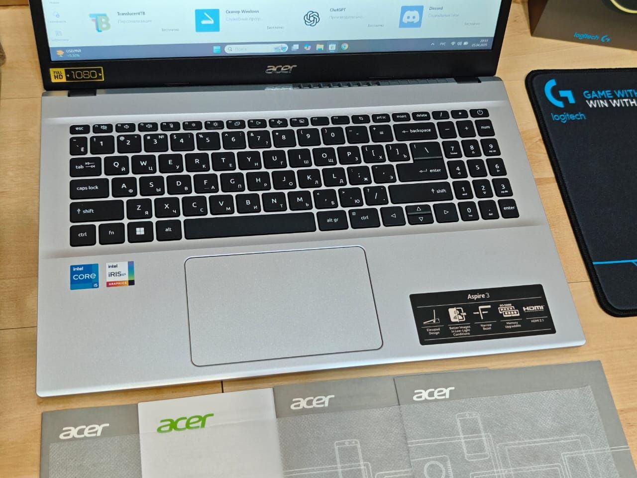 x12 ядер Core i5 Acer Aspire ОЗУ 16 ГБ SSD 512 GB ноутбук