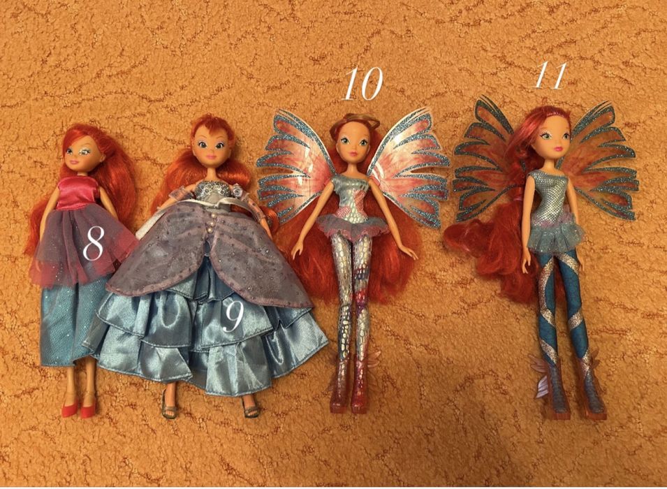 Кукли Уинкс, Кен, Барби, Ариел и порцеланови кукли