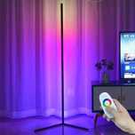 ЛЕД подова лампа с RGB+ Бяло- 140 см, 20 вата
