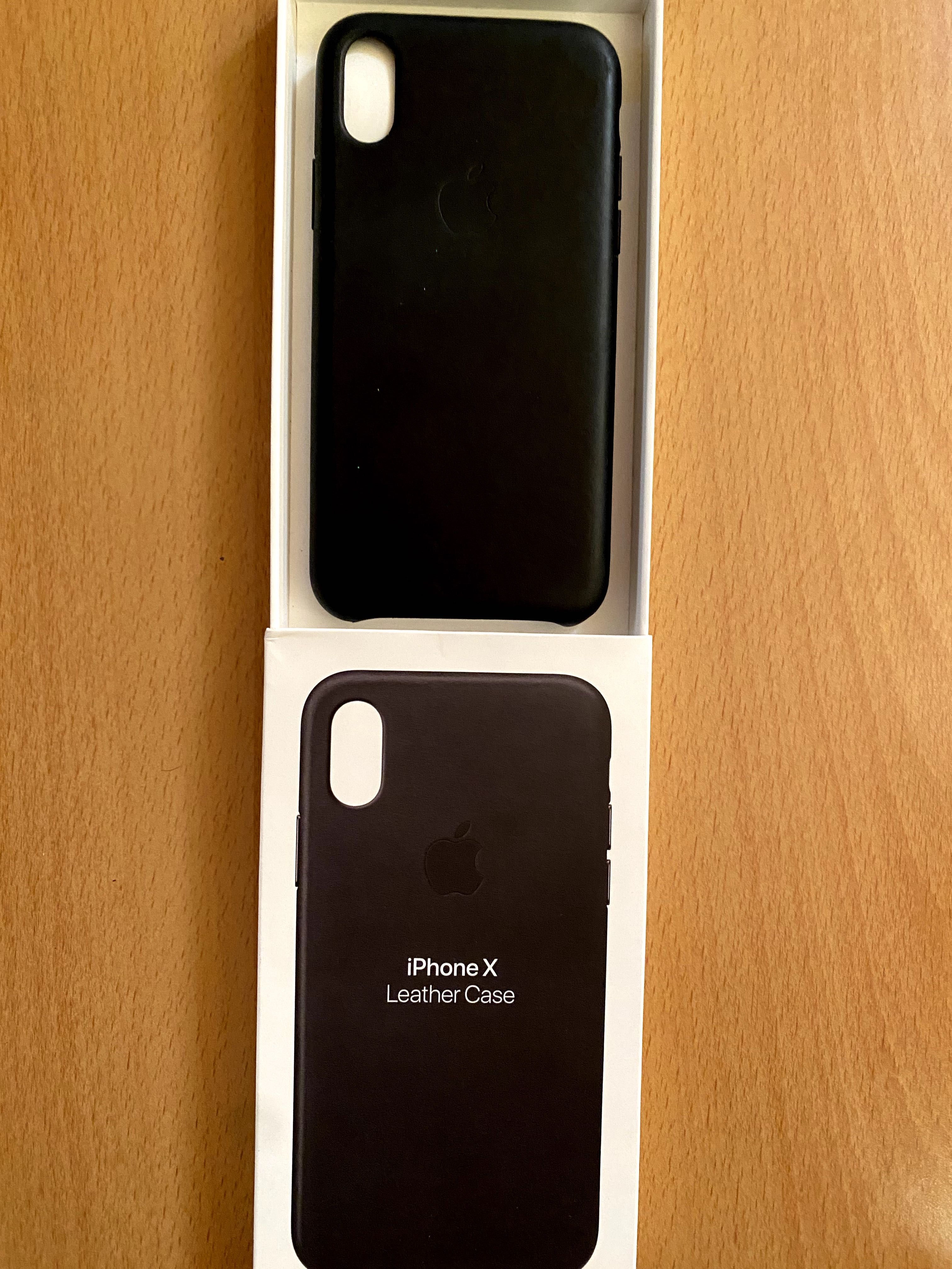 Оригинален калъф за I phone X leathеr case