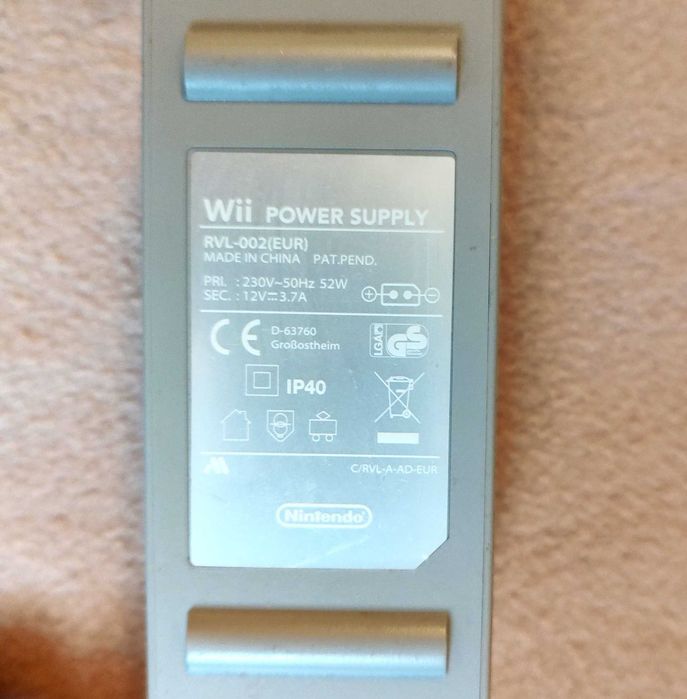 Alimentator consola Nintendo Wii - originala