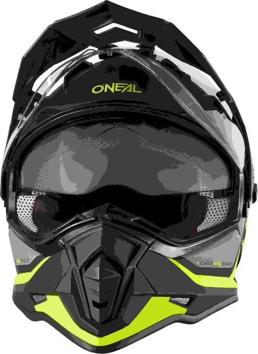 Ендуро мото каска ONEAL SIERRA II R FLUO /BLACK/GRAY V.24, L, XL