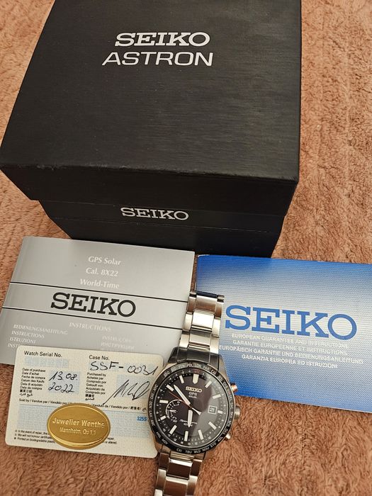 Seiko GPS Solar SSF003J1 (Astron)