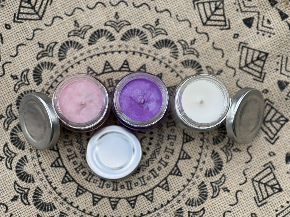 Marturii lumânări parfumate la borcan decorațiuni handmade