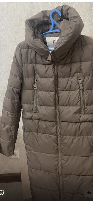 Женский пуховик зимний теплый 48/50 размер