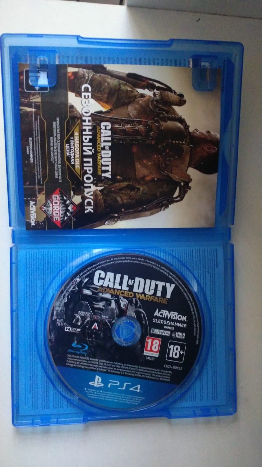 диск call of duty ps4