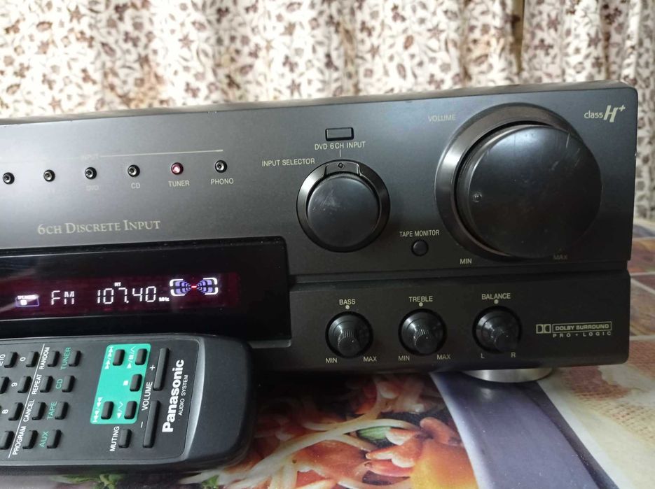 Усилвател Technics иТонколони Kenwood