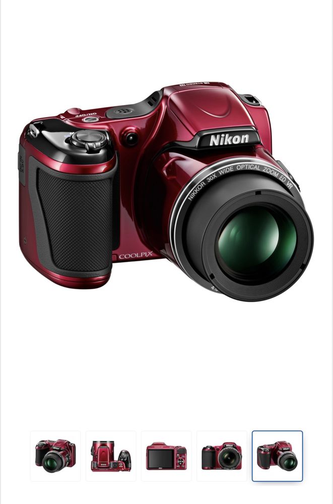 Aparat foto digital Nikon Coolpix L820,16MP,Red