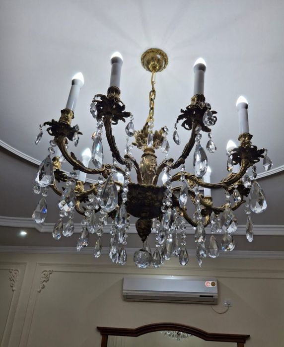 Люстра 10 рожковая. Чехия