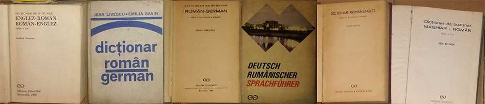 Dictionare vechi | 1945-1982 | German | Englez | Francez | Maghiar