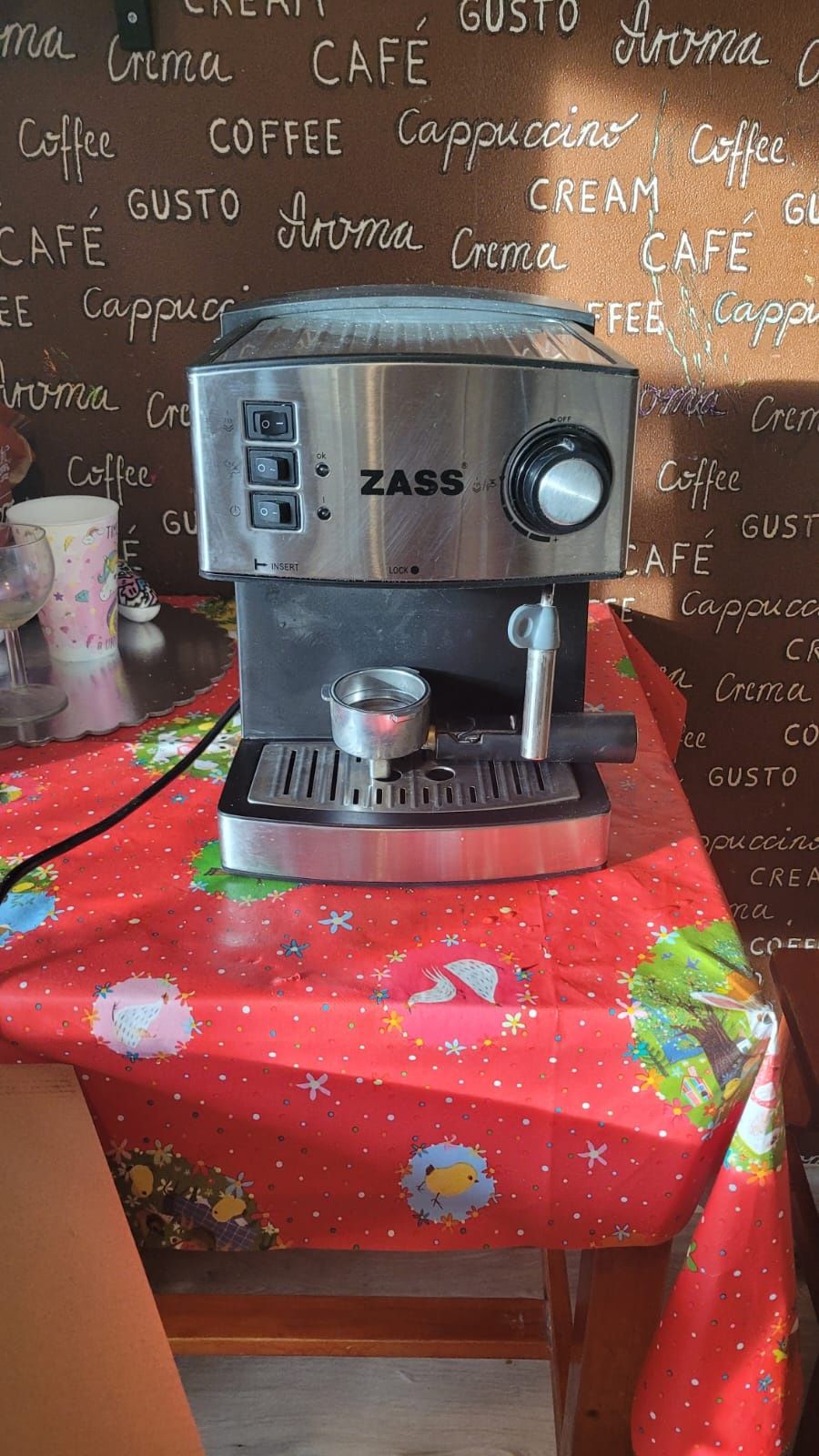 Espresor cafea Zass manual