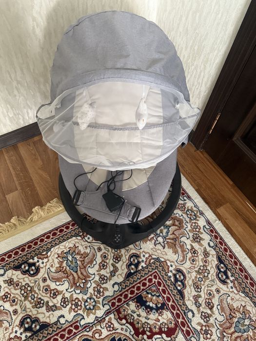 Шезлонг Global Toys светло-серый