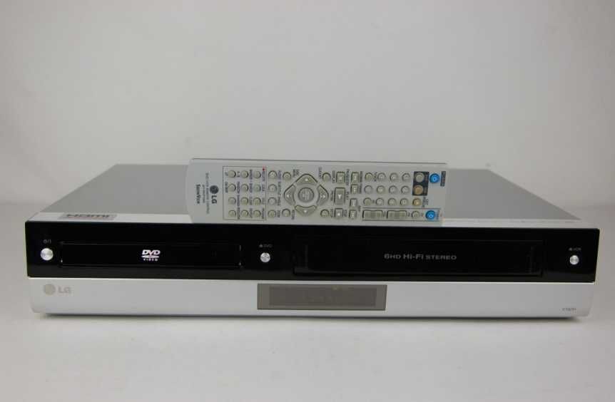 Video recorder VHS - DVD combo LG nou