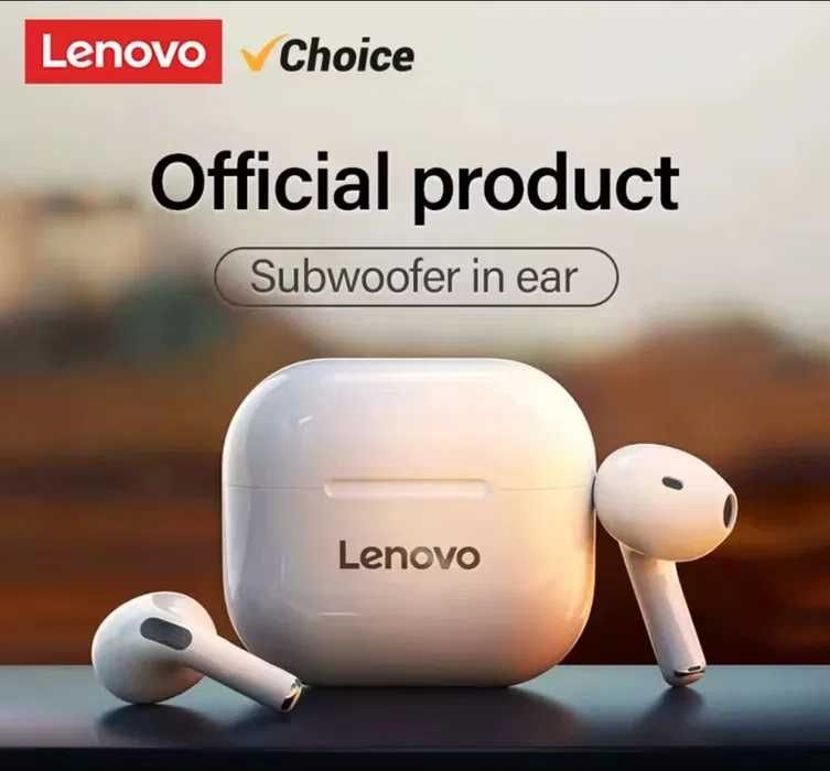 Căști Wireless Lenovo Thinkplus, noi, nefolosite, doua perechi