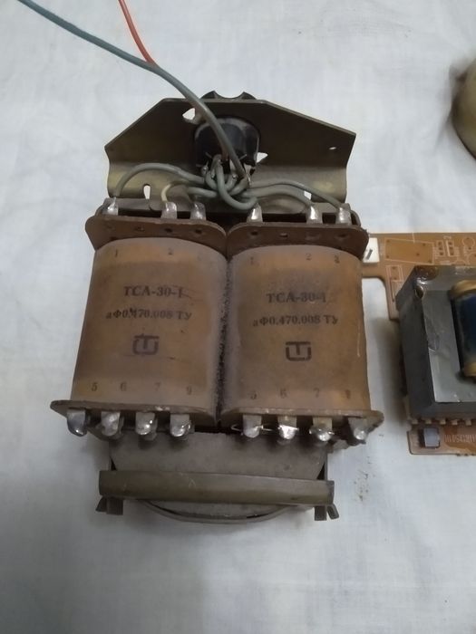 Блок питания,Трансформатор тороидальный,Трансформатор понижающий. СССР