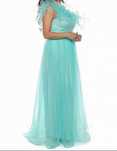 Rochie tulle mentă