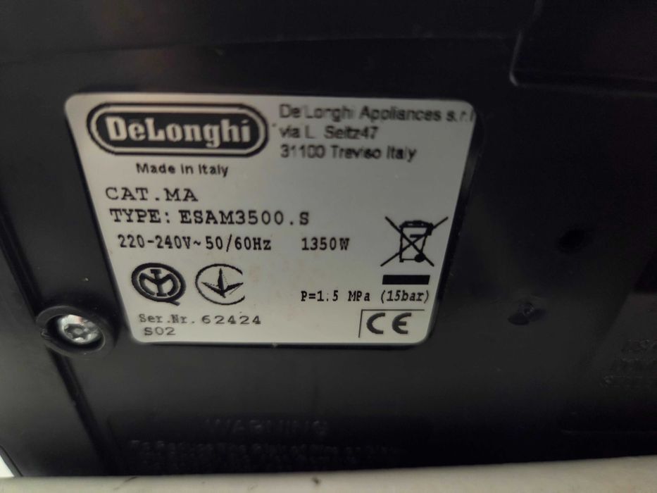 Espressor Automat DeLonghi Magnifica ESAM3500.S Aparat cu Cafea Boabe