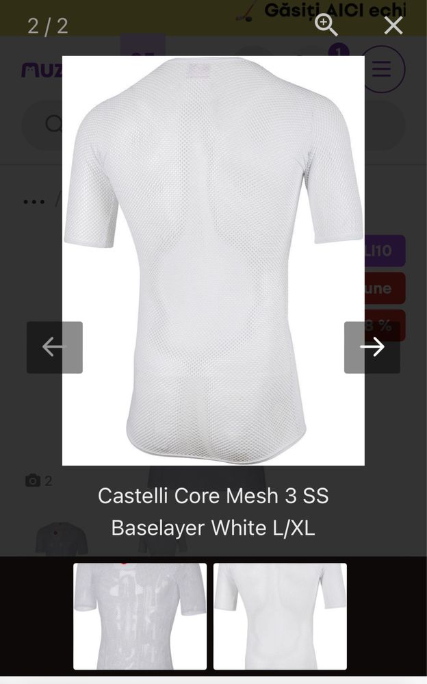 Castelli Core Mesh 3 L/XL bluză corp ciclism